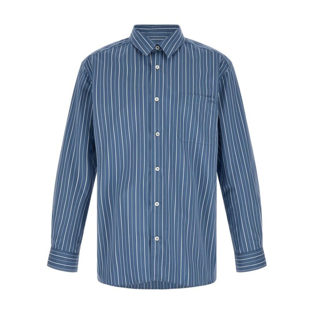 A.P.C. Blue Cotton Men's Blouse